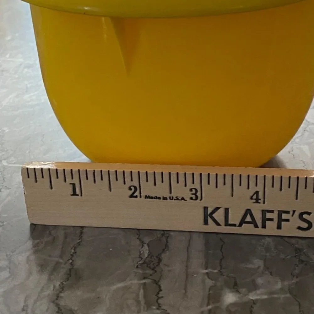 Vintage Tupperware Harvest Yello Bowl With Lid